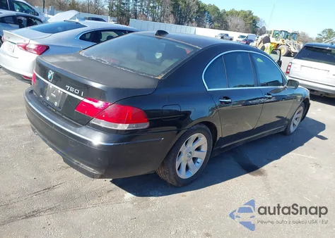 2008 BMW 750I из США, поврежденный, VIN WBAHL83568DT11627